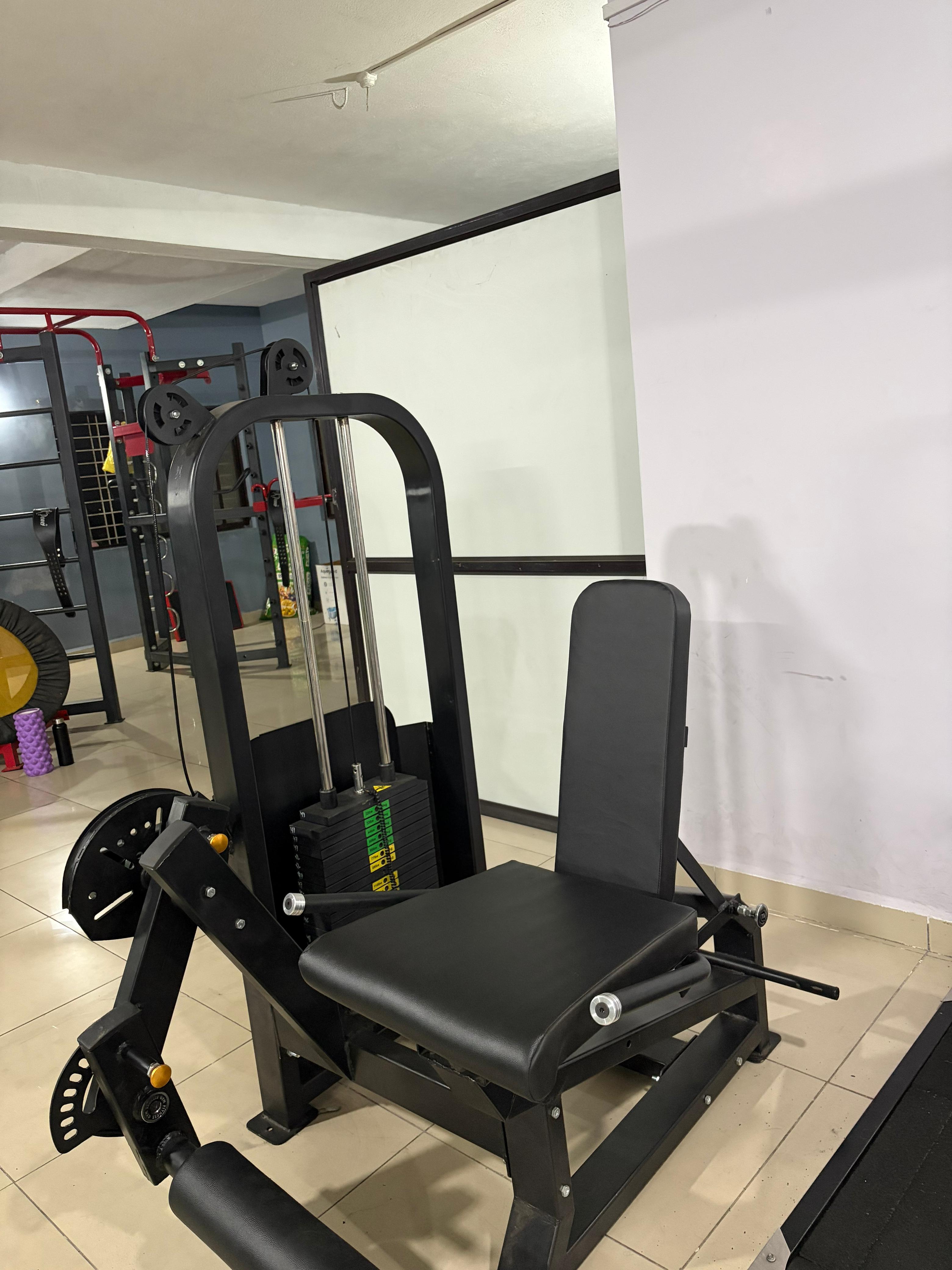 Leg extension + calf raise